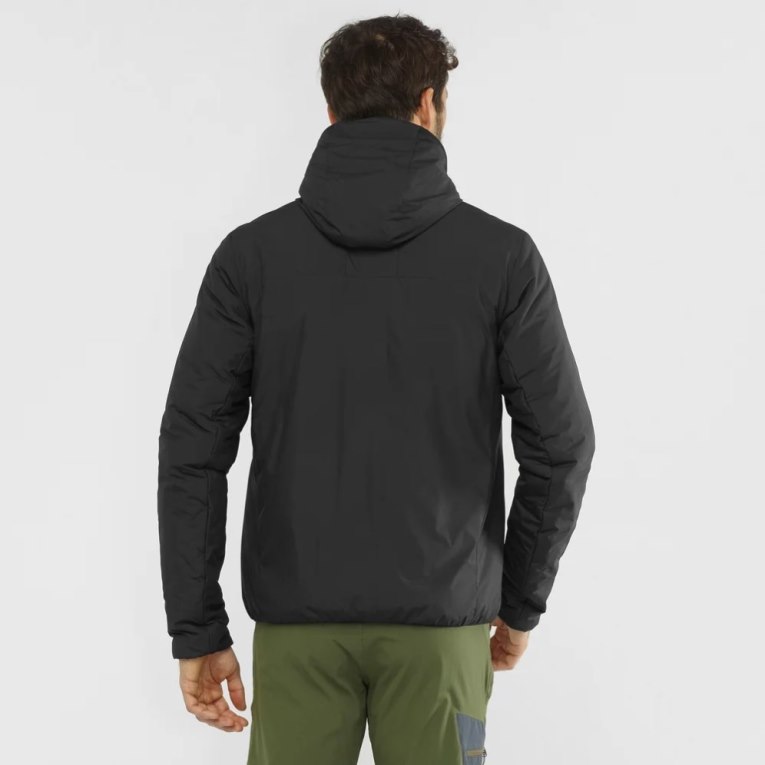 Black Salomon Outrack Men's Insulated Jackets | PH 82647J